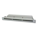 DIGITUS Patch panel, CAT5E, 19 , 16xSTP RJ45, béžová