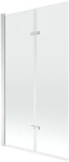 MEXEN - Castor vaňová zástena 2-krídlo 100x150, transparent, chróm 892-100-002-01-00