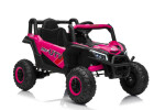 Mamido Mamido Elektrické autíčko Buggy Madman ružové | UTV-MX 4x4 | EVA kolesá | 12V 10Ah | EKO koža