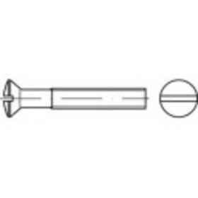 TOOLCRAFT 1065731 skrutky so zápustnou šošovkovou hlavou M4 10 mm drážka DIN 964 nerezová ocel A2 1000 ks; 1065731