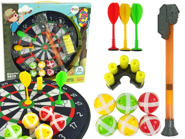 Mamido Terč na hádzanie so suchým zipsom Dart 36 cm