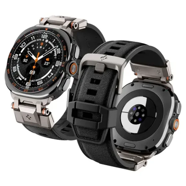 Spigen DuraPro Armor čierna / Remienok / Samsung Galaxy Watch Ultra 2/1 47mm (AMP11615)