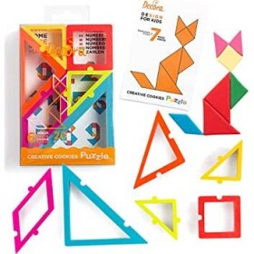 Vykrajovátka puzzle kreatívne cookies 6 ks + 20 kariet - Decora - Decora