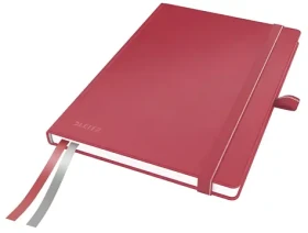 Leitz Complete A5 červená / Zápisník linajkový / 80 listov / 96 g/m2 (44780025)