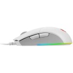 MSI Clutch GM11 biela / Herná optická myš / 5000 DPI / 6 tlačidiel / USB / RGB (Clutch GM11 WHITE)