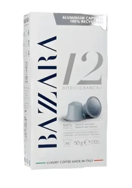 Bazzara Dodicigrancru Nespresso 10 ks / Kapslová káva (8026028004136)