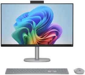 HP OmniStudio X 27-cs1002nc strieborná / All-in-One počítač / 27" UHD / Intel Ultra 7 256V / 16GB / 1TB SSD / Intel Arc / (DK4F2EA#BCM)
