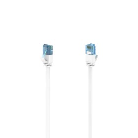 Hama 00200686 RJ45 sieťové káble, prepojovacie káble CAT 6A U/UTP 10 m biela plochý 1 ks; 00200686
