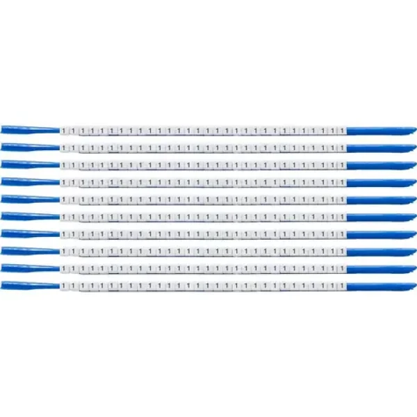 BRADY ClipSleeve Nylon biela / Značkovač káblov / O 1,9-2,4 mm / Čierna potlač / 300 ks (SCN-07-1)