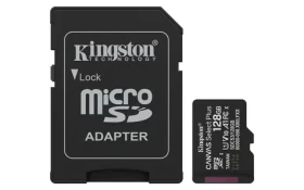 Kingston Canvas Select PLUS Gen3 microSDXC 128GB s adaptérom / UHS-I V30 / U3 / Class 10 / čítanie: až 150MBs / zápis: až (SDCS3/128GB)
