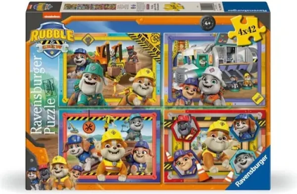 Ravensburger 120041894 Rubble a jeho partia 4x42 dielikov