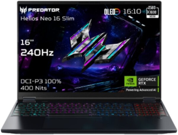Acer Acer Predator Helios Neo 16S AI PHN16S-71-95J5 16" FHD i9-275HX/64GB/1000GB/NVIDIA GF RTX 5070 Ti/Win11/ENG kbd/Black/2Y Warranty
