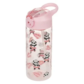 BAAGL Tritánová fľaša na pitie so slamkou Panda 500 ml (A-35409)