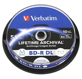Verbatim MDISC BD- R DL 43847 / Blu-ray disk / 50 GB / 6x / 10 ks / Spindl / Inkjet Printable (43847)