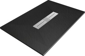 MEXEN - Toro sprchová vanička obdĺžniková SMC 100x70, čierna 43707010