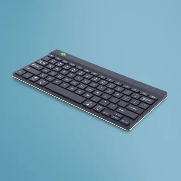 R-GO Tools Compact Break US čierna / Kompaktná klávesnica / US layout / bezdrôtová / Bluetooth 5.0 (RGOCOUSWLBL)