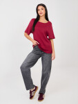 Dámske tričko RV TS A1090.30 burgundy - FPrice S/M