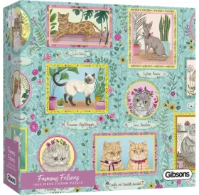 GIBSONS Puzzle Slávne mačky