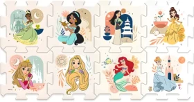 Trefl Penové puzzle Disney princeznej