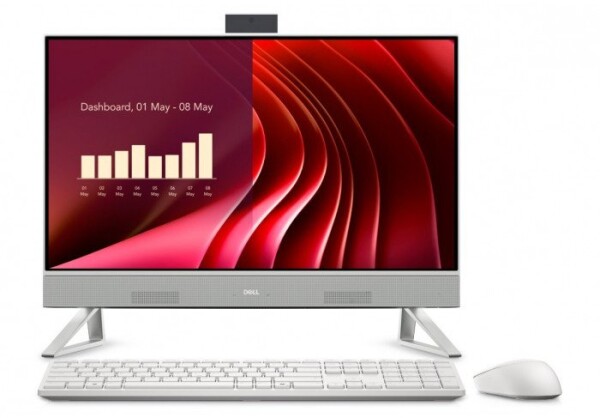 Dell Komputer Dell 24 All-in-One EC24250 Win11Pro 7-150U/16GB/1TB/23.8 FHD/Intel Graphics/Cam/WLAN + BT/Backlit Kb/ 3Y ProSupport