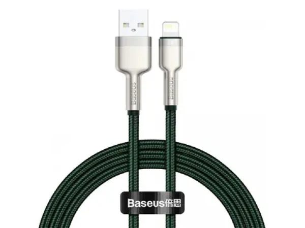 Baseus CALJK-A06 Kábel USB-A (M) - Lightning (M) 1 m zelená (CALJK-A06)