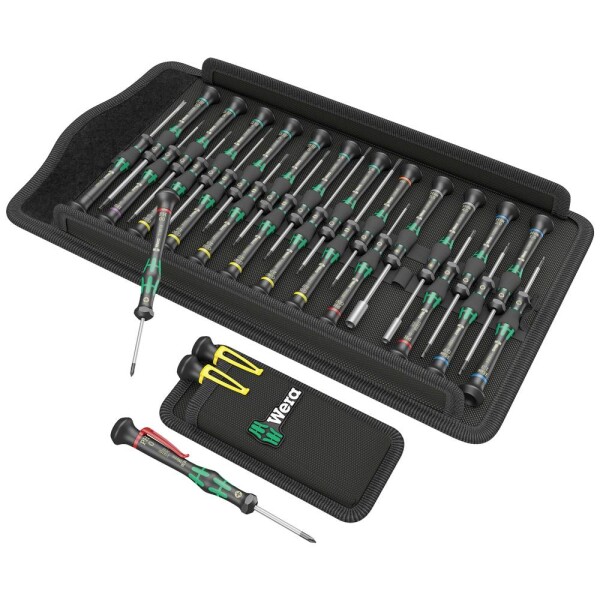 Wera 05134027001 pre elektrotechnikov súprava skrutkovačov 29-dielna krížový PH, TORX, TORX Plus, šesťuholník, plochý; 05134027001