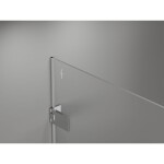 MEXEN/S - Lunar-F skladacie sprchové dvere ľavé 150, transparent, chróm 836S-150-050-01-00-L