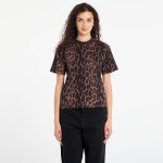 Tričko adidas Seasonal Essentials Leopard Print T-Shirt with 3-Stripes Multicolor/ Earth Strata M