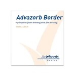 ADVAZORB Border krytie na rany samopriľnavé atraumatické 10 x 30 cm 10 ks