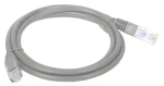 Alantec KKU5SZA2 sivá / Patch kábel / CAT 5e / U/UTP / 2 m (KKU5SZA2)