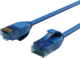 Shiverpeaks Cat6 U/UTP slim modrá / Patch kábel / RJ-45 / 0,5 m (BS08-22011)