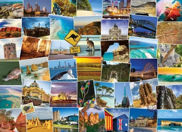 EUROGRAPHICS Puzzle Svetobežník - Austrália