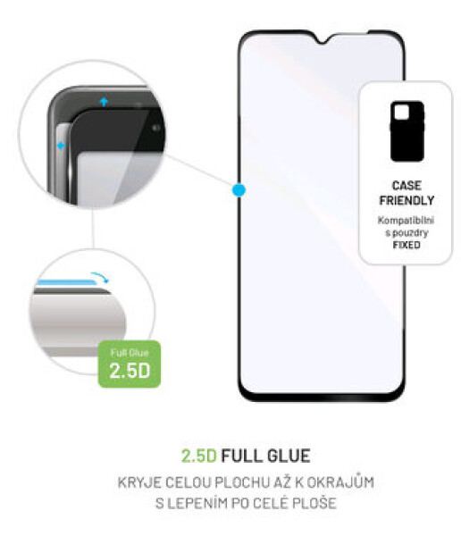 FIXED Ochranné tvrdené sklo Full-Cover pre Realme 9i 5G čierna / lepenie cez celý displej (FIXGFA-1013-BK)