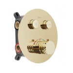 REA - Podomietková sprchová sada Lungo Diamond Gold+ BOX REA-P6965