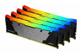 Kingston FURY Renegade RGB 64GB (4X 16GB) DDR4 3200MHz / CL16 / DIMM / 1.35V / Non-ECC / Un-Registered / 1Gx8 (KF432C16RB12AK4/64)