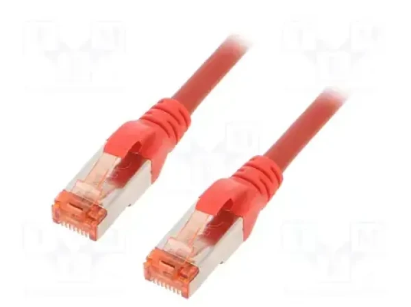 Digitus červená / Patch kábel / Cat6 S/FTP / RJ45 / 5 m / AWG 27/7 (DK-1644-050/R)