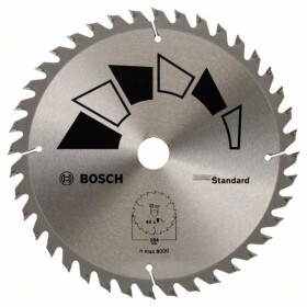 Bosch Accessories Standard 2609256B56 tvrdokovový pílový kotúč 184 x 20 mm Počet zubov (na palec): 40 1 ks; 2609256B56