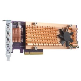 QNAP QM2-4P-384 / Rozširujúca karta pre disky SSD M.2 2280 PCIe / 4 pozície / pre TDS-16489U amp; TES-1885U(QTS) (QM2-4P-384)