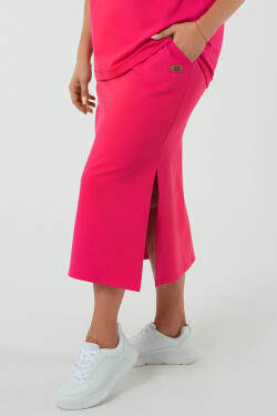 Talianska móda Stella maxi farba: fuchsiová M