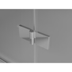 MEXEN/S - Mist-F sprchovací kút skladacie dvere ľavá 75 x 75, transparent, chróm 8A6T-075-075-01-00-L