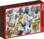ALIPSON Puzzle Zvieracie hlavy