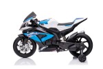 Mamido Detská elektrická motorka BMW HP4 Race JT5001 modrá