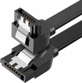 Ugreen US217 Kábel SATA 3.0 (M) - SATA 3.0 (M) 0.5 m čierna / uhlový (30797)