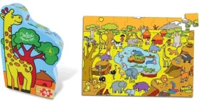 Vilac Drevené puzzle Savana