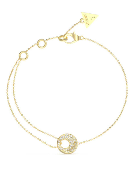 Guess Dámsky pozlátený náramok Blooming Summer JUBB05224JWYG 18,5 cm
