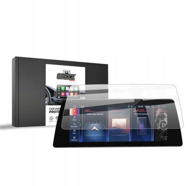 GrizzGlass Folia ceramiczna GrizzGlass CarDisplay Protection do radia samochodowego Android BMW 4 F32 F33 F36 10,25" 2013-2021