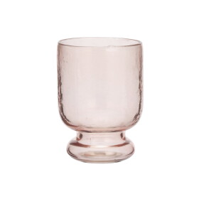 MADAM STOLTZ Pohár Hammered Light Peach 200 ml