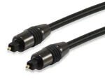 Equip Toslink čierna / Optický audio kábel / Toslink - Toslink / 3 m / pozlátené konektory (147922)