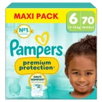 Pampers Premium Protection 13-18 kg (70 ks) / plienkové nohavičky / veľkosť 6 (13-18 kg) (8700216664769)