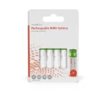 Nedis Dobíjacia Ni-MH batéria AA 4 ks / 1.2 V DC / 1300 mAh (BANM13HR64B)